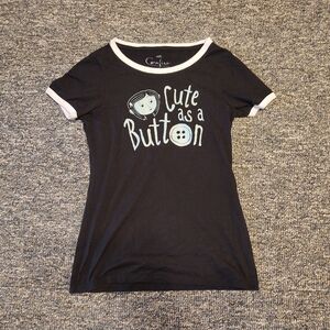 Carter's Black and White Short Sleeve Tee